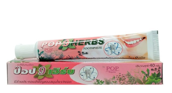 [POP] Зубная паста 9Herbs Herbal 40 гр.