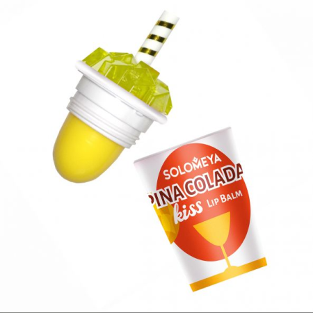 [SOLOMEYA] Бальзам для губ «Pina Colada Kiss» Solomeya Lip Balm Pina Colada Kiss, 7 гр