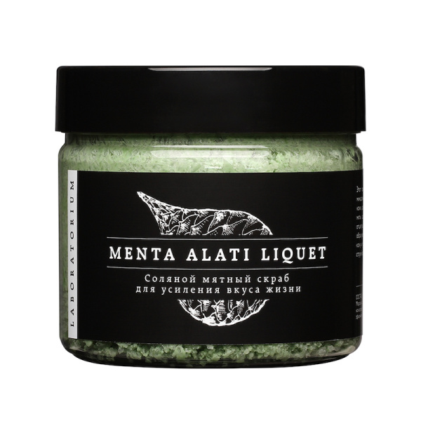 [Laboratorium] Скраб для тела СОЛЯНОЙ/МЯТНЫЙ Menta Alati Liquet, 300 мл