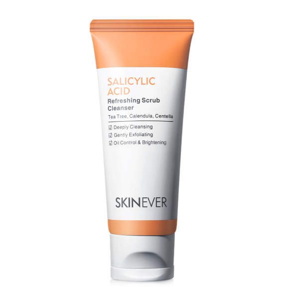 [SKINEVER] Очищающая пенка-скраб для лица с салициловой кислотой Salicylic Refreshing Scrub Cleanser, 75 мл