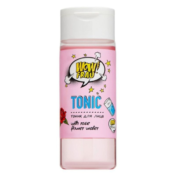 [WOW FRAU] Тоник увлажняющий с розовой водой 150 мл