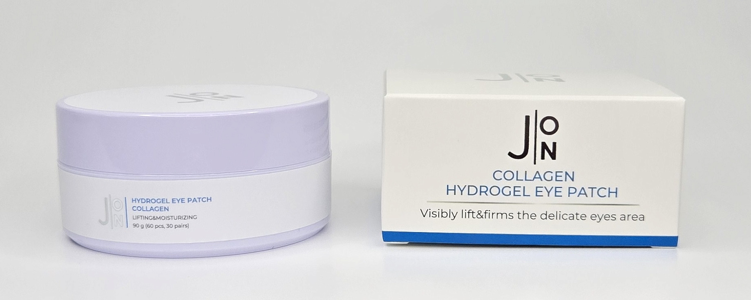 [J|ON] Гидрогелевые патчи для глаз с коллагеном Collagen Hydrogel Eye Patch, 90 г (60 штук, 30 пар)