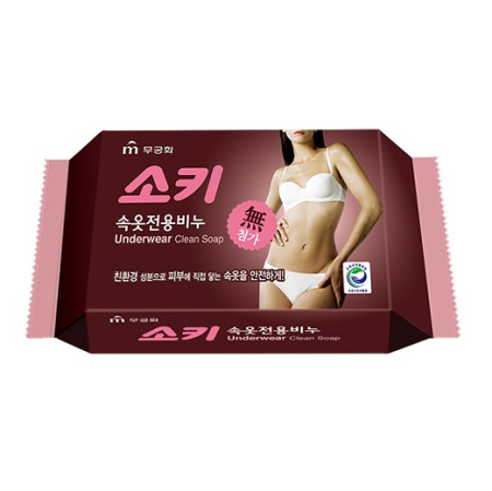 [MUKUNGHWA КОРЕЯ] Мыло хозяйственное НИЖНЕЕ/ ДЕТСКОЕ/ ЦВЕТНОЕ БЕЛЬЕ  Soki, 150 гр