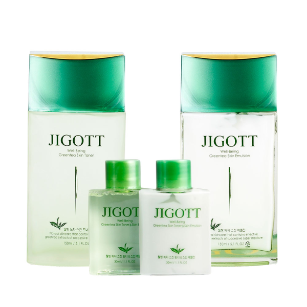 [JIGOTT] МУЖСКОЙ/ЗЕЛЕНЫЙ ЧАЙ/ НАБОР для ухода за лицом WELL-BEING GREEN TEA HOMME SKIN CARE 2SET