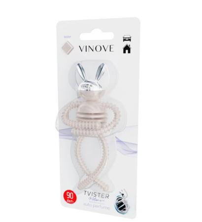 [MR&MRS FRAGRANCE] Дизайнерский ароматизатор для автомобиля TVISTER белый MILANO | МИЛАН