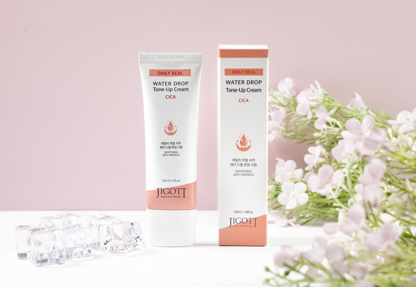 [JIGOTT] Крем для лица увлажняющий ЦЕНТЕЛЛА Daily Real Cica Water Drop Tone Up Cream, 50 мл