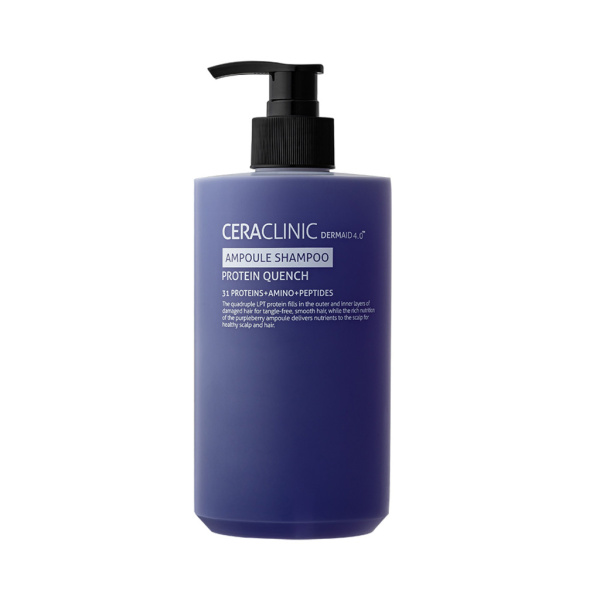 [CERACLINIC] Шампунь для волос Восстановление и Питание DERMAID 4.0 Ampoule Shampoo Protein Quench, 500 мл