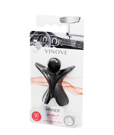 [MR&MRS FRAGRANCE] Дизайнерский ароматизатор для автомобиля VINOVE VINNER черный LONDON | ЛОНДОН