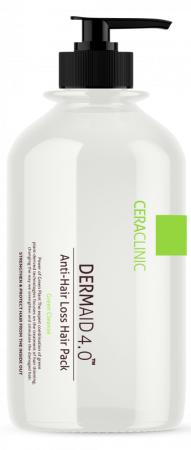 [CERACLINIC] Маска для волос ПРОТИВ ВЫПАДЕНИЯ DERMAID 4.0  Anti Hair Loss Hair Pack Green Cleanse, 1000 мл