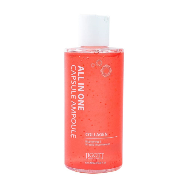 [JIGOTT] Сыворотка для лица все-в-одном КОЛЛАГЕН All-In-One Collagen Capsule Ampoule, 200 мл