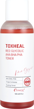 [ESTHETIC HOUSE] Тонер для лица TOXHEAL RED GLYCOLIC AHA, BHA, PHA TONER, 180 мл