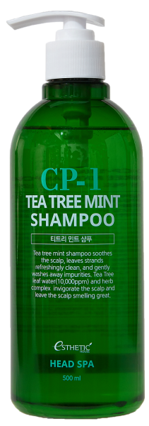 [ESTHETIC HOUSE] Шампунь для волос УСПОКАИВАЮЩИЙ CP-1 TEA TREE MINT SHAMPOO, 500 мл
